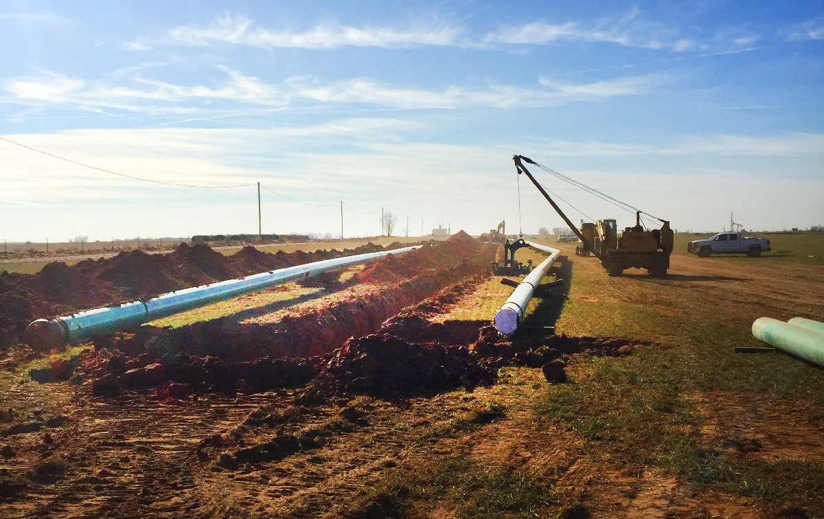 Side Boom, Pipeline Construction